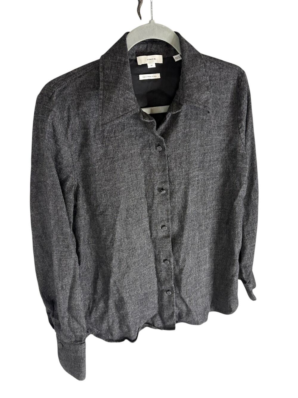 Vince Button Down Shirt Long Sleeve Brushed Work Office Fall Preppy S